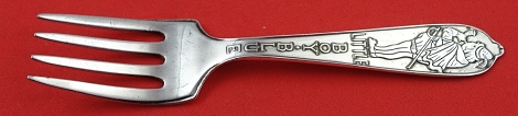 Baby Fork Little Boy Blue 4 1/8